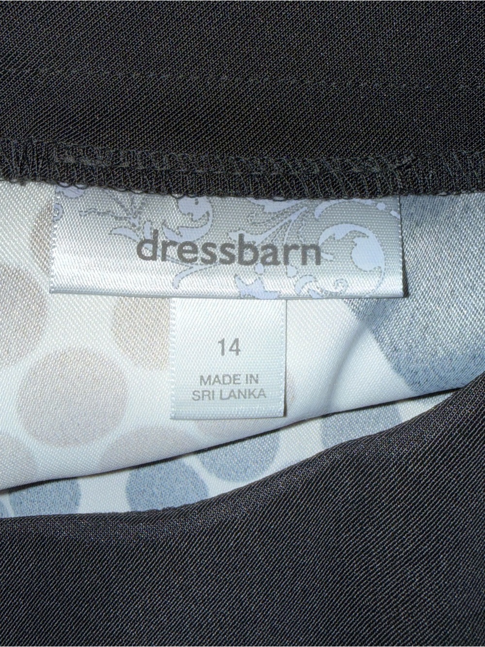 dressbarn Geometric Mini Dress in Black, White & Brown - Picture 3 of 5